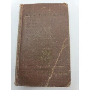 EARLY WWII 1942 US Soldier Named and Inscribed Bible